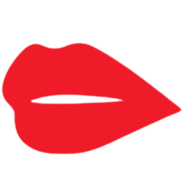 (2 Qty) Red Lips DTF transfer