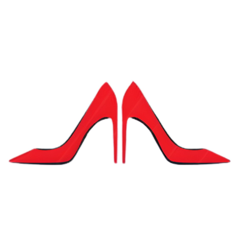 (2 Qty) Red Pointer High Heels DTF transfer