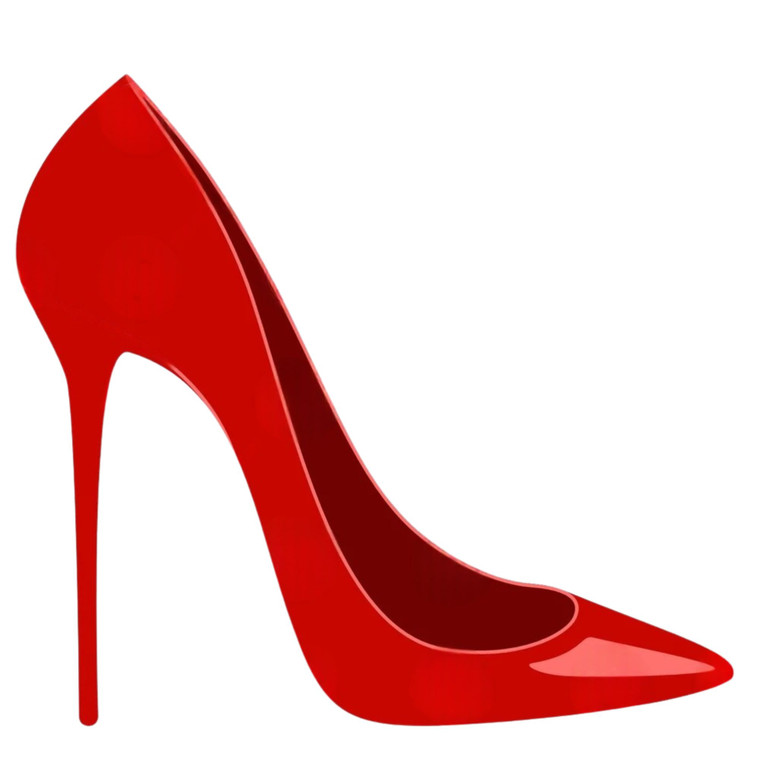 (2 Qty) Red Heels DTF transfer