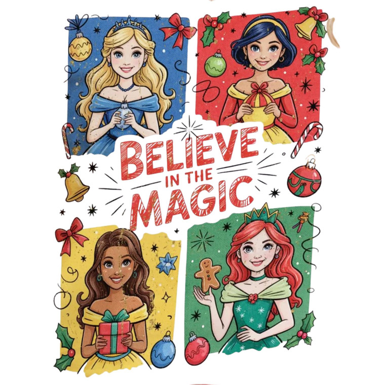 (2 Qty) Believe In The Magic - DTF transfer