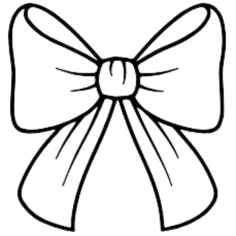 (2 Qty) Black Bow DTF transfer