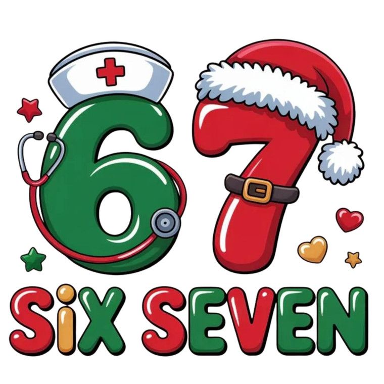 (2 Qty) Six Seven Nurse DTF transfer