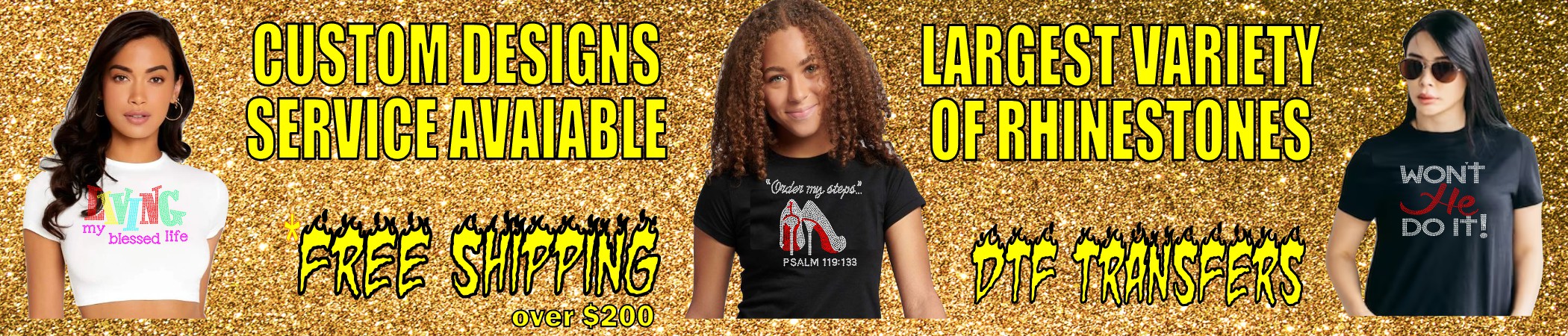 Living Victoriously Bling Rhinestone T-Shirt