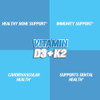 EVLution Nutrition, Vitamin D3+K2, 60 Capsules