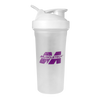 MuscleTech White Shaker Bottle 700ml Purple Print