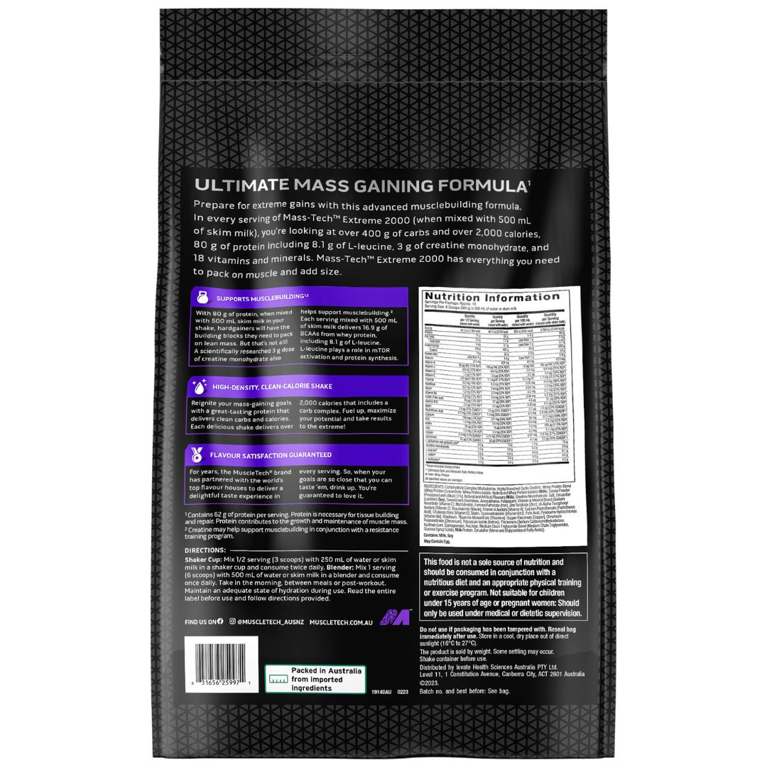 MUSCLETECH Mass Tech Extreme 2000, 12 lb (5.44 kg)