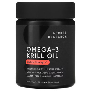 Sports Research, Antarctic Krill Oil with Astaxanthin,  Softgels