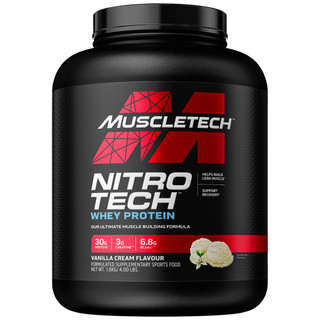 MUSCLETECH NitroTech Whey Peptides & Isolate Protein 4 lbs (1.81 kg)