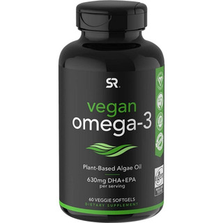 Sports Research, Vegan Omega-3, 60 Softgels
