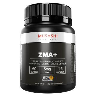 MUSASHI ZMA+, 60 Capsules