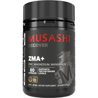 MUSASHI ZMA+, 60 Capsules
