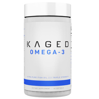 KAGED MUSCLE, Omega 3 Fish Oil Supplements; 3000 mg ,  Omega 3 60 Softgels