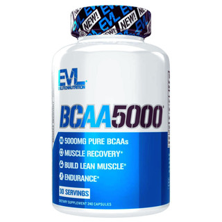 EVLUTION NUTRITION BCAA5000, 240 Capsules
