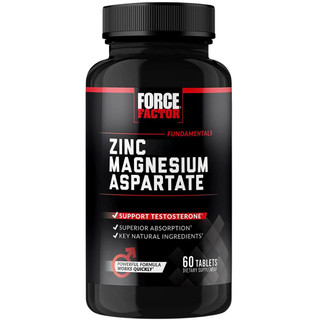 FORCE FACTOR ZMA (Zinc Magnesium Aspartate), 60 Tablets