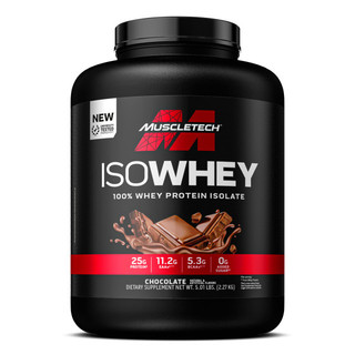 MuscleTech IsoWhey 100% WPI Whey Protein Isolate, 5.0 lbs (2.3 kg)