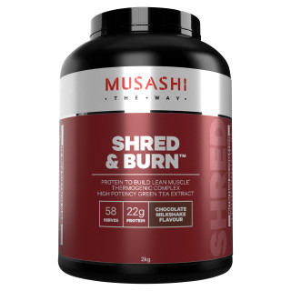 MUSASHI Shred and Burn 2kg, 58 Serves