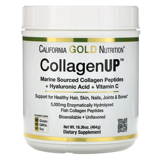 California Gold Nutrition, Hydrolyzed Collagen + Vitamin C, Unflavored