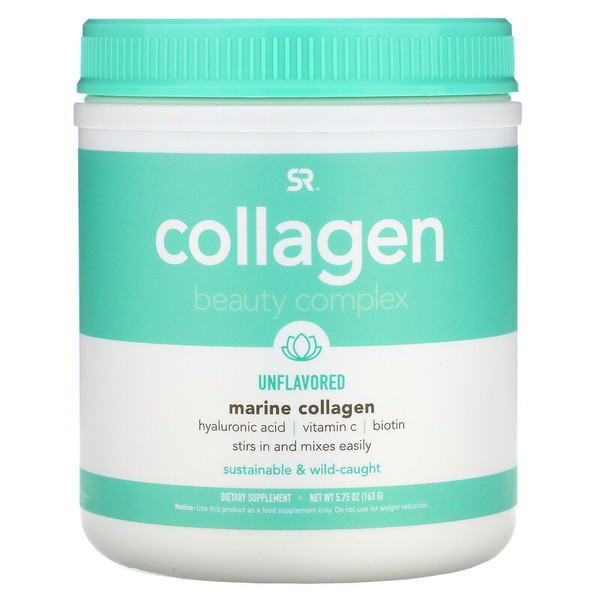 Sports Research, Collagen Beauty Complex, Marine Collagen, Unflavored, 5.75 oz (163 g)