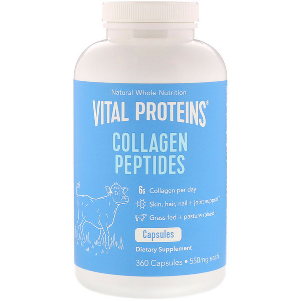 Vital Proteins, Collagen Peptides, 360 Capsules