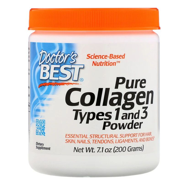 Doctor's Best Pure Collagen Types 1 and 3 Powder, 200 g