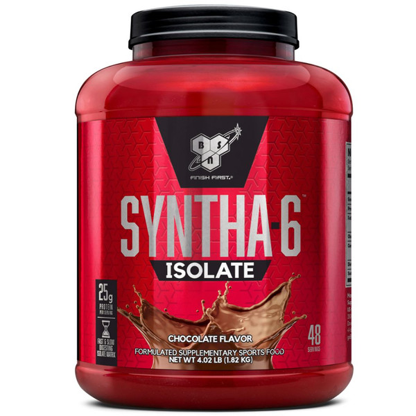 BSN Syntha-6 100% Isolate Protein Powder WPI 4.02 lb (1.82 kg)