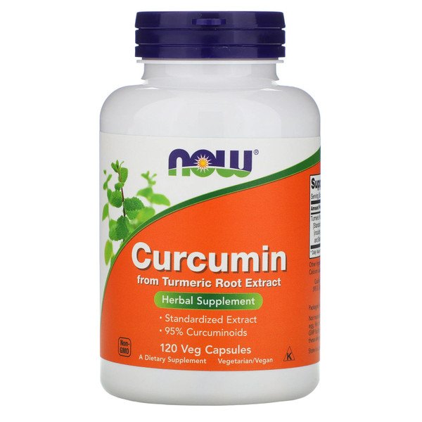 Now Foods, Turmeric Curcumin, 120 Veg Capsules