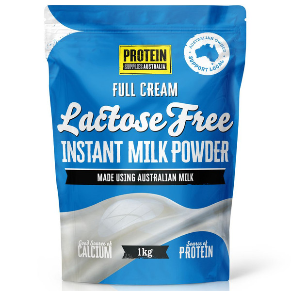 PROTEIN SUPPLIES AUSTRALIA Lactose Free Milk Powder, 1 kg PROTEIN SUPPLIES AUSTRALIA Lactose Free Milk Powder, 1 kg
