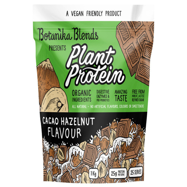 BOTANIKA BLENDS Organic Plant Protein 1kg, 25 Serves