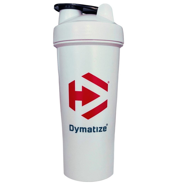 Dymatize White Shaker Bottle