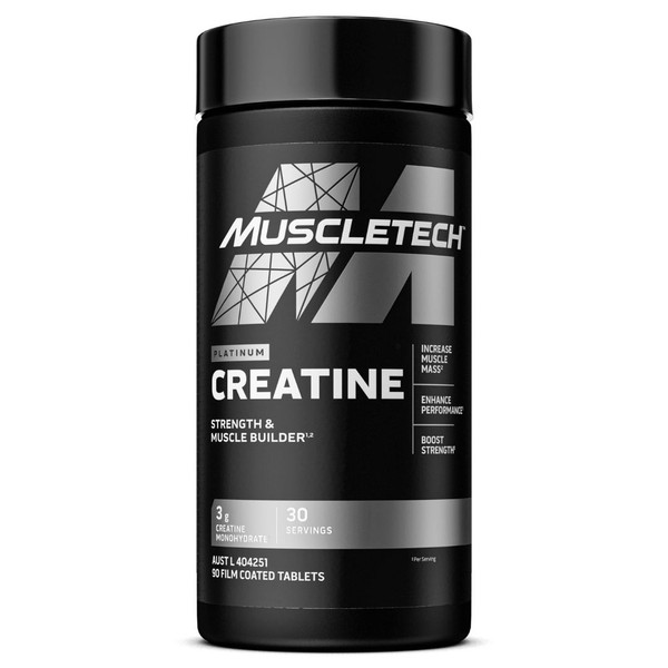 MUSCLETECH Platinum Creatine, 90 Tablets