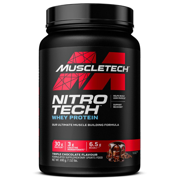 MUSCLETECH NitroTech Whey Peptides & Isolate 1.5 lb (690 g)