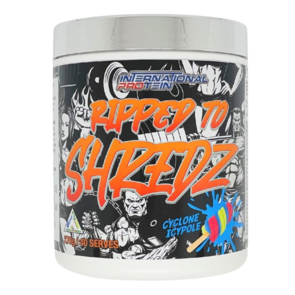 INTERNATIONAL PROTEIN Ripped to Shredz, Fat Burner, 270 g