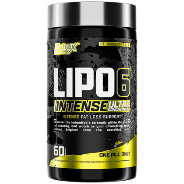 NUTREX RESEARCH LIPO-6 Black Intense Ultra Strength Weight Loss, 60 Capsules