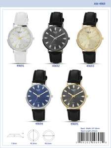 4969 - Vegan Leather Band Watch