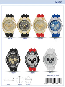 4957 - Silicon Band Watch