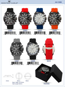 5088 - Prepacked Silicon Band Watch