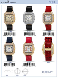 5218 - Vegan Leather Band Watch