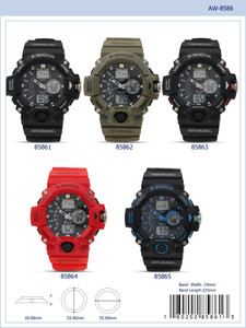 8586 - Analog-Digital Watch