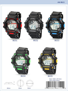 8615 - Digital Watch