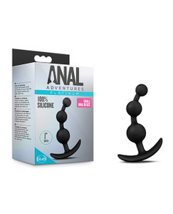 Blush Anal Adventures Small Beads - Black Blush Anal Adventures Small Beads - Black