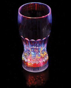 '5.75" Flashing Glass - 10 Oz