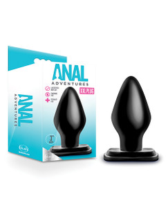 Blush Anal Adventures Xxl Plug - Black Blush Anal Adventures Xxl Plug - Black