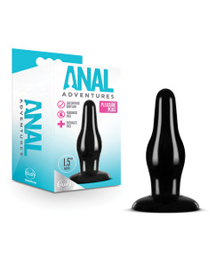 Blush Anal Adventures Pleasure Plug - Black Blush Anal Adventures Pleasure Plug - Black