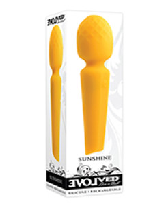 Evolved Sunshine Flexible Wand Vibrator - Yellow Evolved Sunshine Flexible Wand Vibrator - Yellow