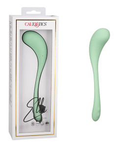 Elle Liquid Silicone Wand - Green Elle Liquid Silicone Wand - Green