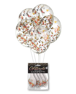 Glitterati Penis Party Balloons - Pack Of 5 Glitterati Penis Party Balloons - Pack Of 5