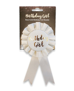 Birthday Girl Badge - Rose Gold Birthday Girl Badge - Rose Gold