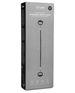 Easy Toys Expander Spreader Bar & Cuffs Set - Silver Easy Toys Expander Spreader Bar & Cuffs Set - Silver