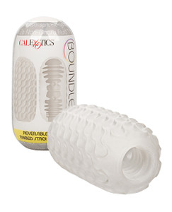 Boundless Reversible Ribbed Stroker - White Boundless Reversible Ribbed Stroker - White