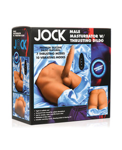 Curve Toys Jock Male Masturbator W/thrusting Dildo Curve Toys Jock Male Masturbator W/thrusting Dildo